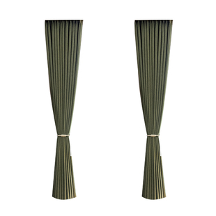 法式中古风2025新款雪尼尔提花窗帘复古橄榄绿加厚全遮光卧室客厅