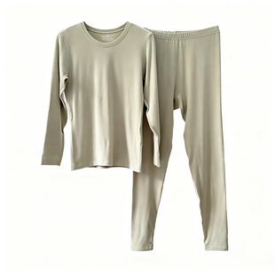 格凯女士加厚蜂王浆养肤衣自发热恒温保暖内衣磨毛秋衣秋裤套装冬