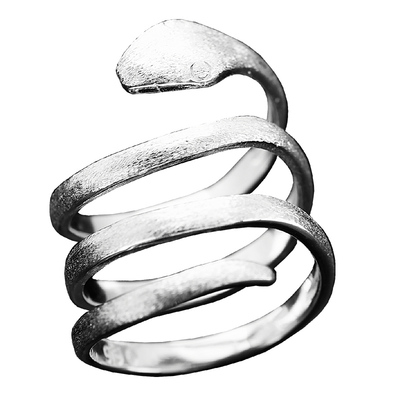 原创足银拉丝时尚个性风戒指环