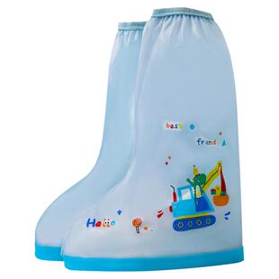 儿童雨鞋套防水防滑加厚耐磨男童雨靴宝宝脚套雨天防雨小学生水鞋