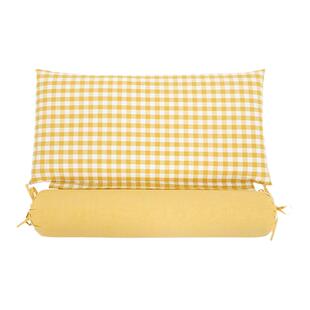 颈椎枕全荞麦枕头成人学生圆柱形枕睡觉专用枕加长颈枕花草硬枕芯