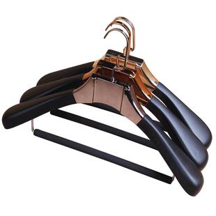 酒店仿皮纹大衣衣架家用皮草皮衣架西装外套加厚加宽无痕衣架批发