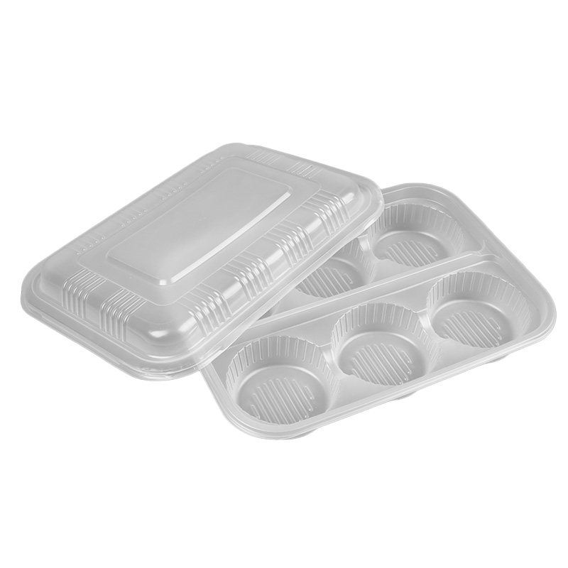 一次性包子打包盒食品级手工馒头包装盒小笼包打包盒大包子分格盒