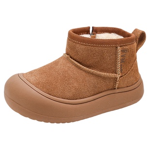 【清仓】红蜻蜓女童鞋子儿童保暖勃肯雪地靴大棉鞋2026新款小女孩