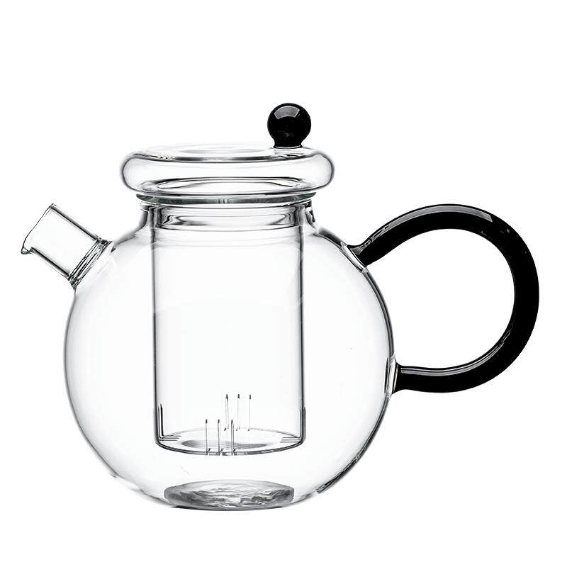 玻璃泡茶壶家用耐高温茶水分离高硼硅单杯电陶炉烧煮花茶专用器具