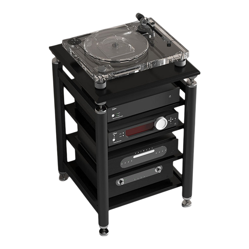 都克HIFI功放机柜音响架功放架音响放置架黑胶唱机架避震音响柜