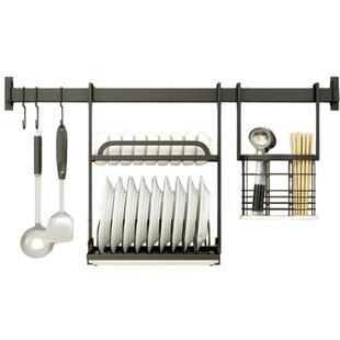 厨房置物架壁挂窗户碗盘沥水架碗碟筷收纳盒窗台挂架免打孔不锈钢