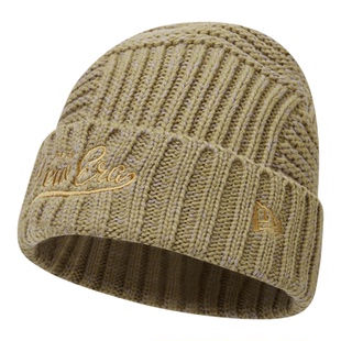 New Era纽亦华白敬亭同款2025冬季双色纱线针织毛线帽学院保暖潮