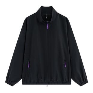 流石男装户外立领夹克上衣2026年春秋季男生防风防水时尚运动外套