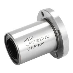 NSK日本进口LMF6 8 10 12 13 16 20 25 30 35 40UU圆法兰直线轴承