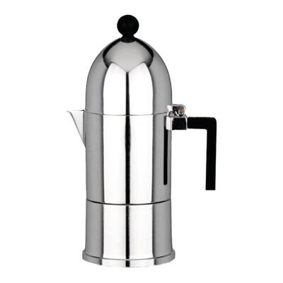 alessi摩卡壶咖啡壶铝制圆顶设计