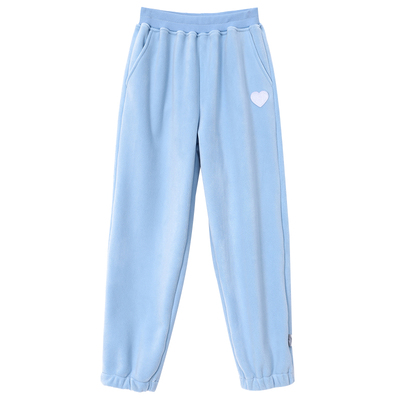 萌格格长裤儿童加绒运动卫裤