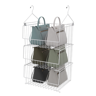 衣柜收纳悬挂式柜子分层吊挂置物架毛衣内衣裤袜挂篮包包收纳挂袋