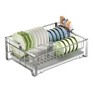 碗盘沥水架碗架不锈钢水槽放碗筷沥水篮厨房置物架碗盘碗碟收纳架