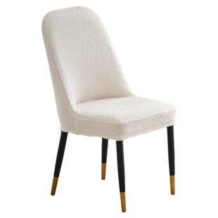 弧形椅子套罩新款黑边设计餐椅套罩轻奢高级感万能全包通用椅子套