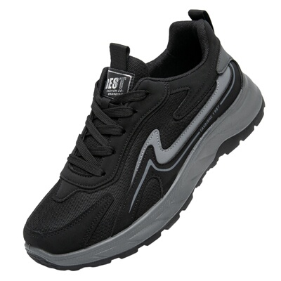 步锦轩防滑健步鞋男士休闲鞋男款平底鞋中老年软底老北京布鞋男鞋