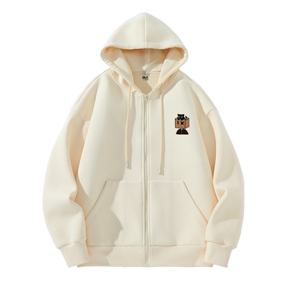 班尼路浅米色卫衣男款秋季青少年