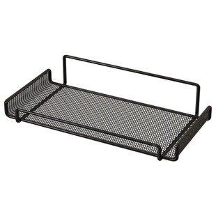 路由器放置架收纳盒免打孔墙上机顶盒置物架壁挂式wifi收纳盒铁艺