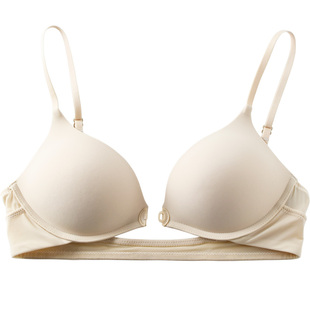 前扣内衣女文胸小胸聚拢薄款新款夏季露背无痕U型美背性感无钢圈