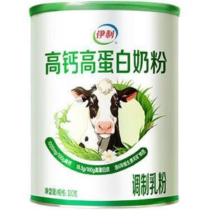 【伊利旗舰店】中老年高钙高蛋白奶粉300g*5罐