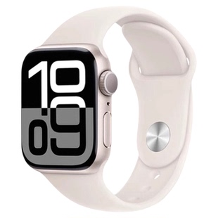 匠戴适用苹果S11手表iwatchs10表带applewatchs9硅胶SE官方ultra同款3运动2智能S8女款S7高级S6男5透气腕表带