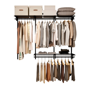 铂耐步入式衣帽间定制美式衣柜开放式金属衣帽间衣橱定制小户型