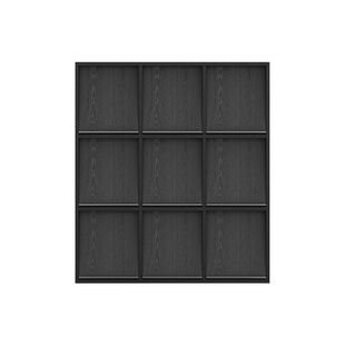 书柜落地置物架自由组合格子柜客厅收纳转角书架意式收纳斗柜矮柜