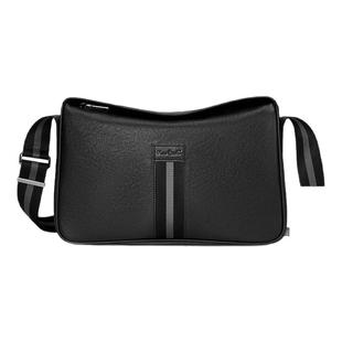 【真皮】皮尔卡丹男士单肩斜挎包新款时尚休闲大容量牛皮男款背包