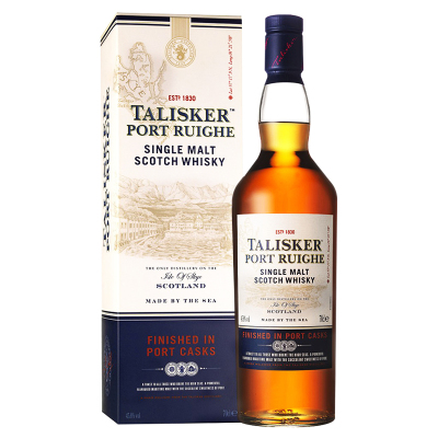 talisker泰斯卡烟熏威士忌波特桶