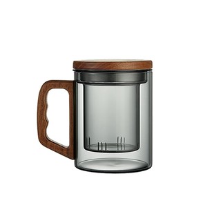 JOJO'S L. PD·Wood·杯具家用玻璃泡茶杯子日式绿茶茶道杯 |木语