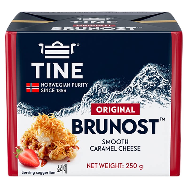 TINE-挪威棕奶酪Brunost Cheese焦糖芝士即食烘焙
