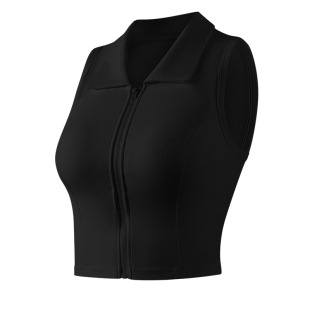 361运动背心带胸垫羽毛球服上衣无袖polo衫领瑜伽内衣绝美网球服