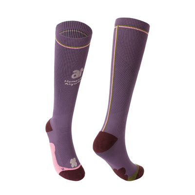 AR运动压力袜小腿袜专业压缩骑行袜健身跑步跳绳春秋袜子女长筒袜