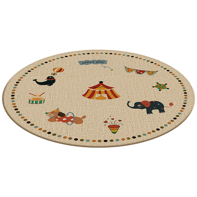 2025新款圆形地毯高级感客厅防滑