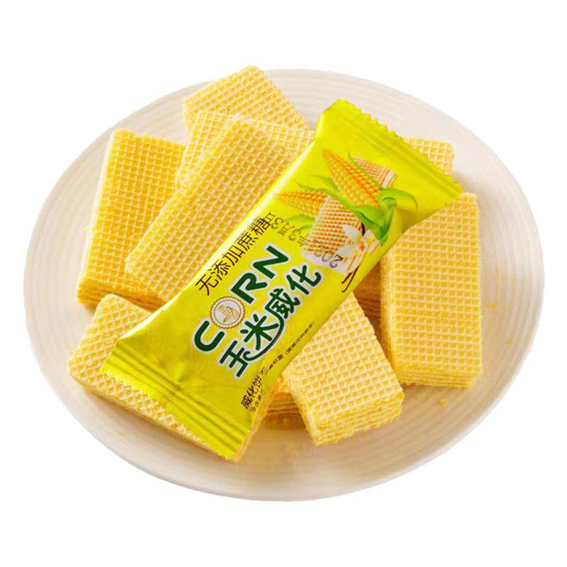 无蔗糖杂粮粗粮威化饼干