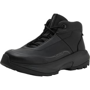 Bata休闲鞋男2025冬季商场新款休闲时尚牛皮保暖厚底低靴57122DD5