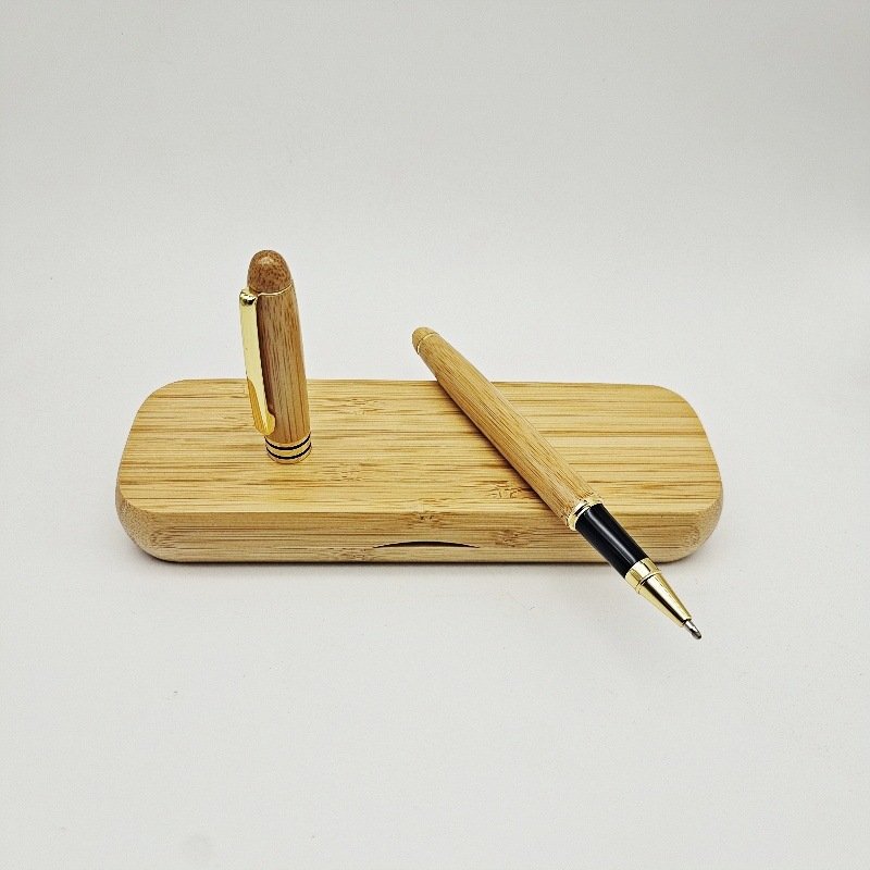 创意楠竹签字笔文具套装刻字公司同学老师礼伴小礼物生日手送实用