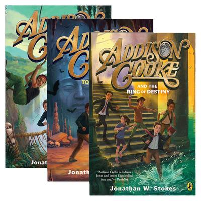 Addison Cooke 艾迪生库克系列3册 儿童章节桥梁书 Jonathan W. Stokes