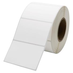 PP合成纸不干胶标签纸35*65x10x15x20x25x45x55x60X70-80x85×90打印二维条型码防水价格贴一维码贴纸可定做