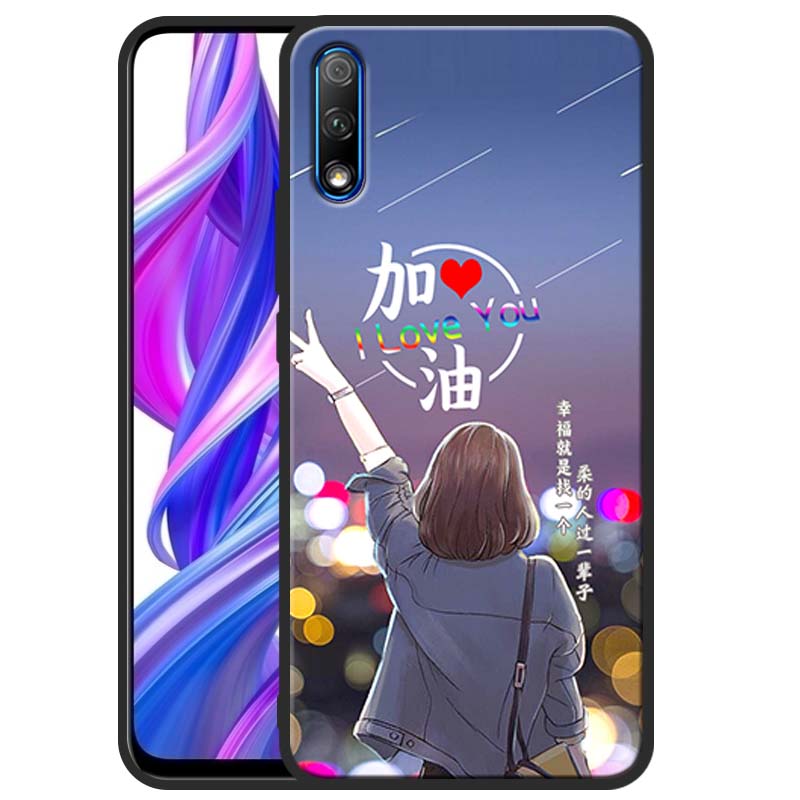 华为荣耀9X手机壳全包防摔硅胶软壳Honor9X男女款HLK-AL00磨砂套