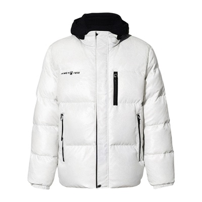 鸭鸭时尚短款连帽羽绒服
