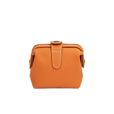 手工真皮化妆包女文玩收纳包