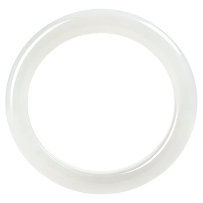 天然和田白玉石手镯女款宽版