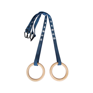 IRONWOD可调节吊环桦木健身体操引体向上倒挂健身成人粗把手单杠