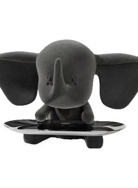 小飞象入户进门玄关钥匙收纳摆件客厅鞋柜托盘家居装饰品乔迁