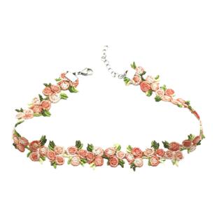 手作复古清新花朵蕾丝choker项圈女颈带仙女chocker甜美颈圈脖饰