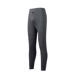 雅鹿绒德羊毛保暖裤男士加绒加厚发热高腰护膝裤绒裤男款秋冬防寒