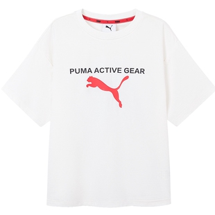 PUMA彪马童装26夏季新款儿童短袖T恤凉感舒适时尚运动圆领上衣T
