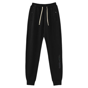 青少年秋冬加厚加绒加长卫裤 男 加长版运动裤束脚110115高个1992