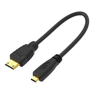 mini HDMI转hdmi高清线电脑主机便携副屏micro hdmi视频连接线